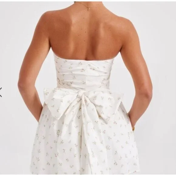 BABY BOO FASHION KATRINA MINI DRESS , PERFECT FOR BRIDAL SHOWERS & TEA PARTIES - Picture 2 of 14